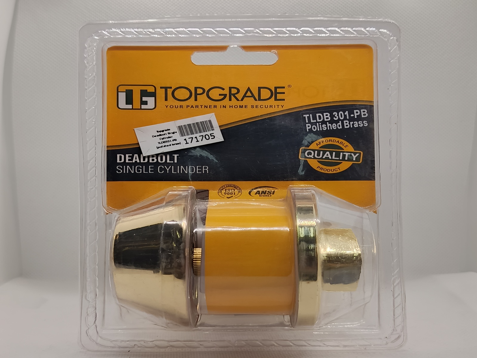 DEADBOLT SINGLE CYLINDER (TOPGRADE)