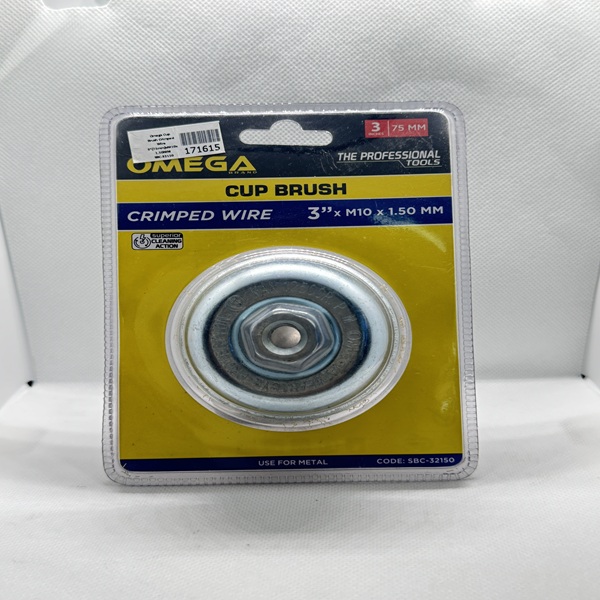 OMEGA CUP BRUSH CRIMPED WIRE