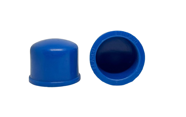 PVC BLUE END CAP