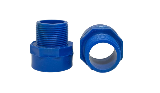 PVC BLUE MALE ADAPTOR 