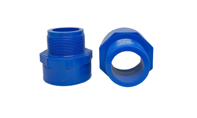 PVC BLUE MALE ADAPTOR