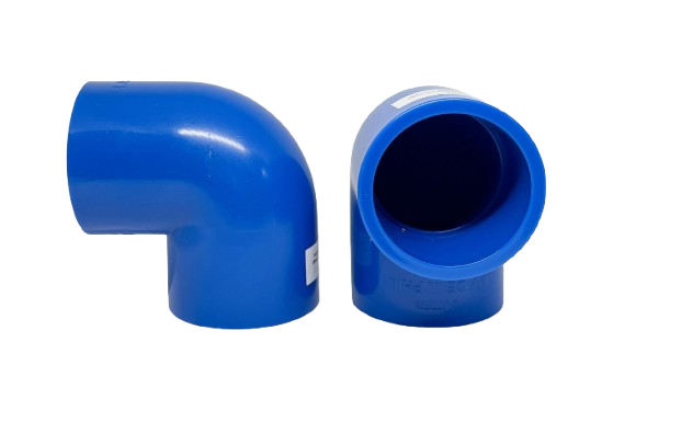 PVC BLUE ELBOW 