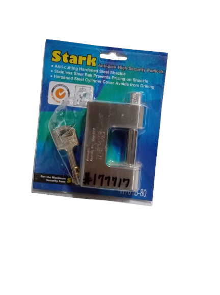 STARK PADLOCK STANDARD SHACKLE 500 W20 13-60